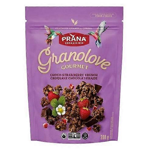 Prana Organic Gourmet 格兰诺拉麦片巧克力草莓脆片，300 克（8 箱）