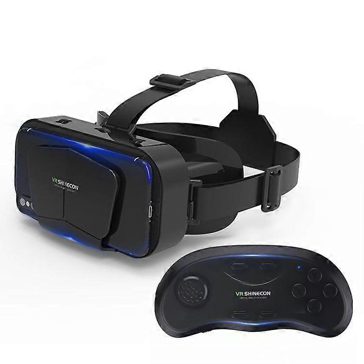 SBSGV Head-mounted 3D virtual reality mobile phone vr glasses remote control wireless bluetooth vr gamepad