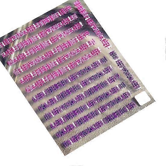 Nail Art DIY 5D Easy Relief Self-Adhesive Sticker Paste Non-Fading Fingernail Super Sticky Tartan Pattern