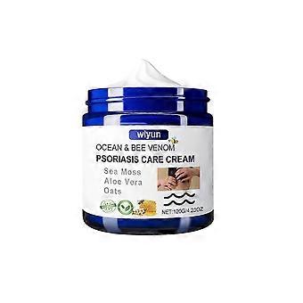 Crema hidratante para el cuidado de la piel con veneno de abeja, reparadora de piel enrojecida y con picazón, refrescante y antipicazón.
