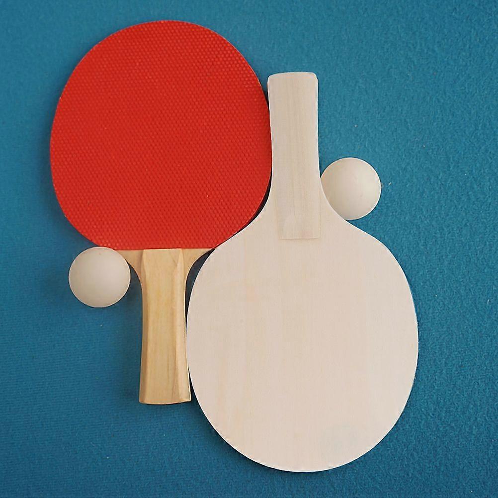 4Pcs DIY Table Tennis Paddle Blanks Unpainted Table Tennis Rackets for ...