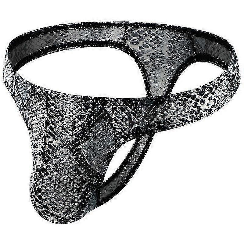 Sous-vêtements en string G-string imprimé léopard pour hommes