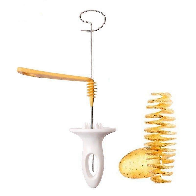 Whirlwind potato slicer barbecue potato tower hand slicer vegetable spiral slicing knife string hand potato cutting