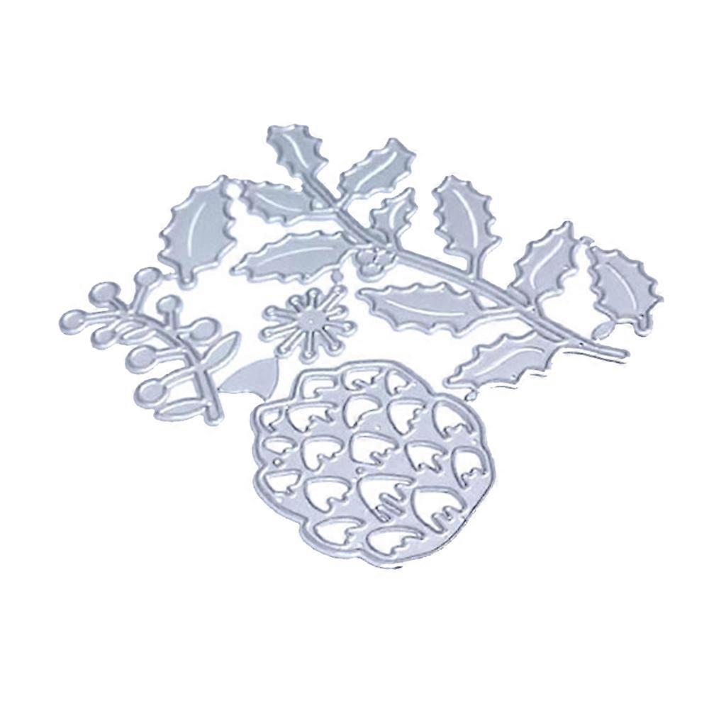 Cute Pine Cone Metal Cutting Die Christmas Die Cuts Embossing Stencil for DIY Paper Craft Scrapbooking Photo Album Decor