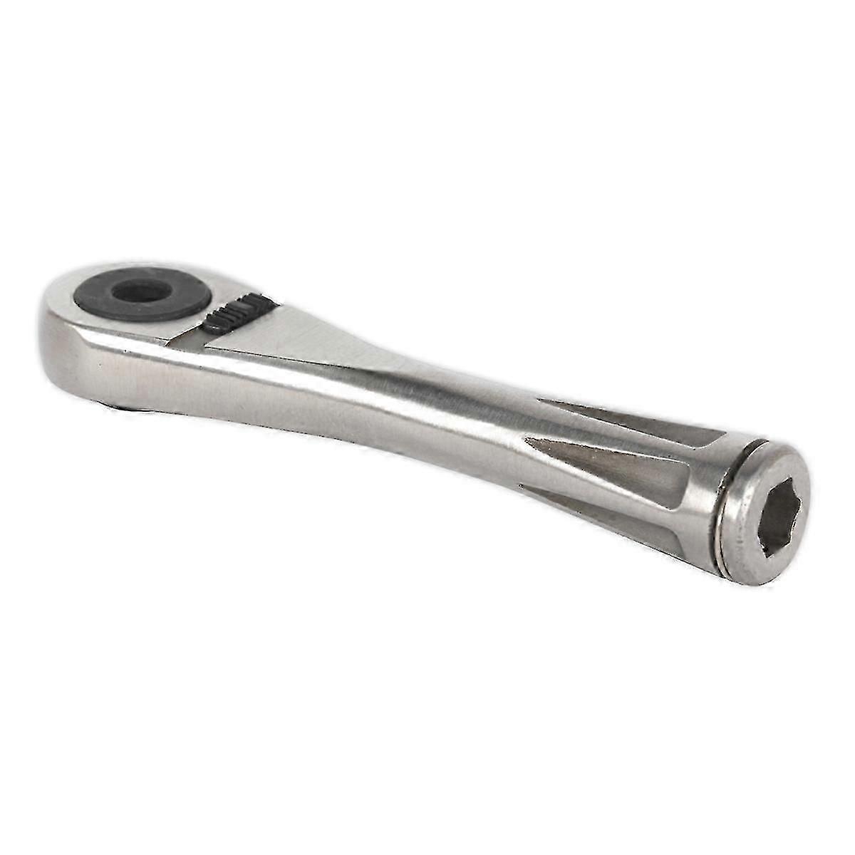 Ak6962 Bit Driver Ratchet Micro 1/4 Hex Stainless Steel