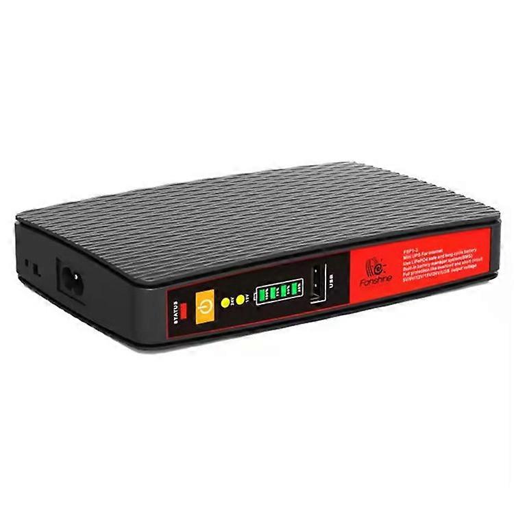 POE418S 5V / 9V / 12V DC 18W 12000mAh Backup UPS Uninterruptible Power Supply for Router Optical Modem