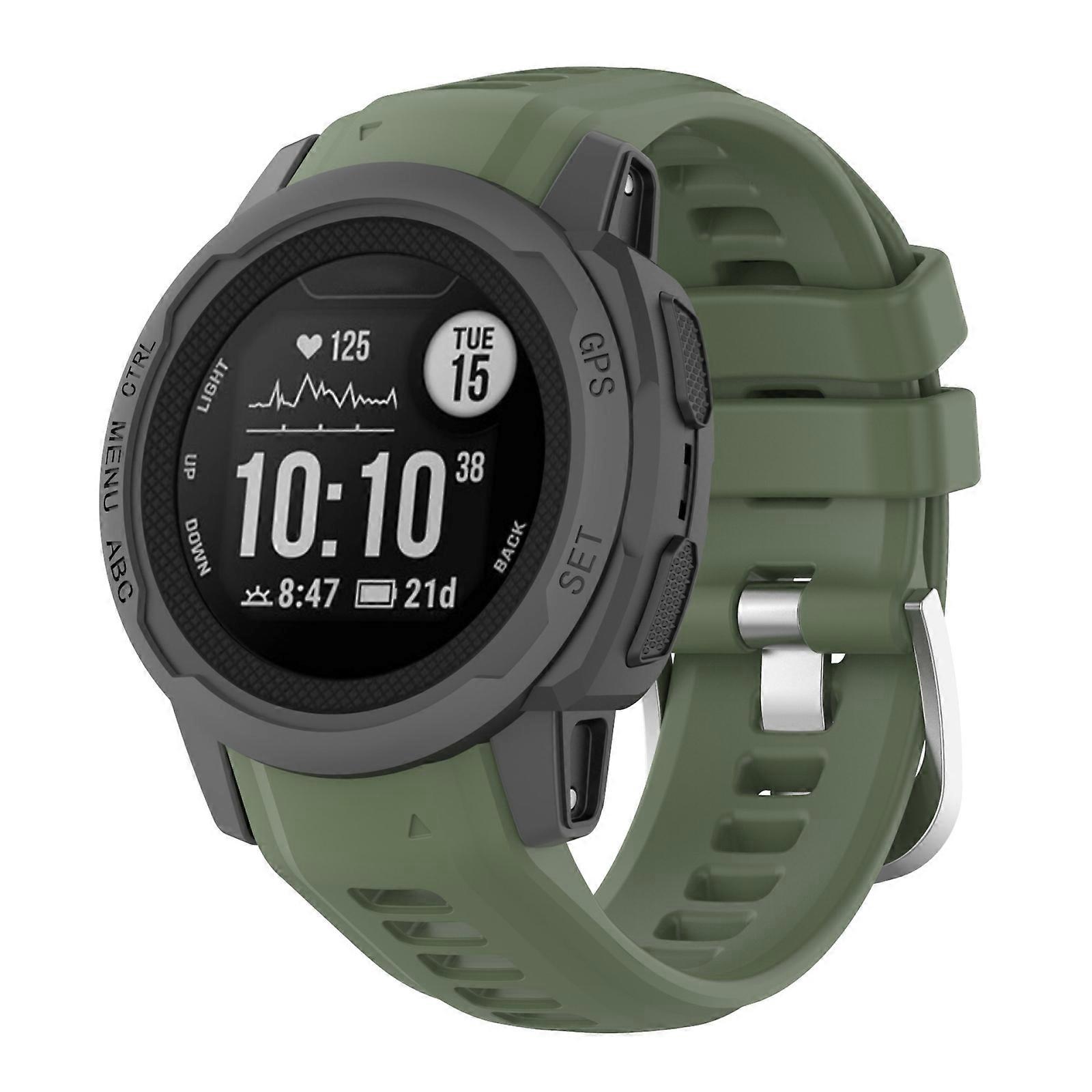 For Garmin Instinct 2S Silicone Watch Band