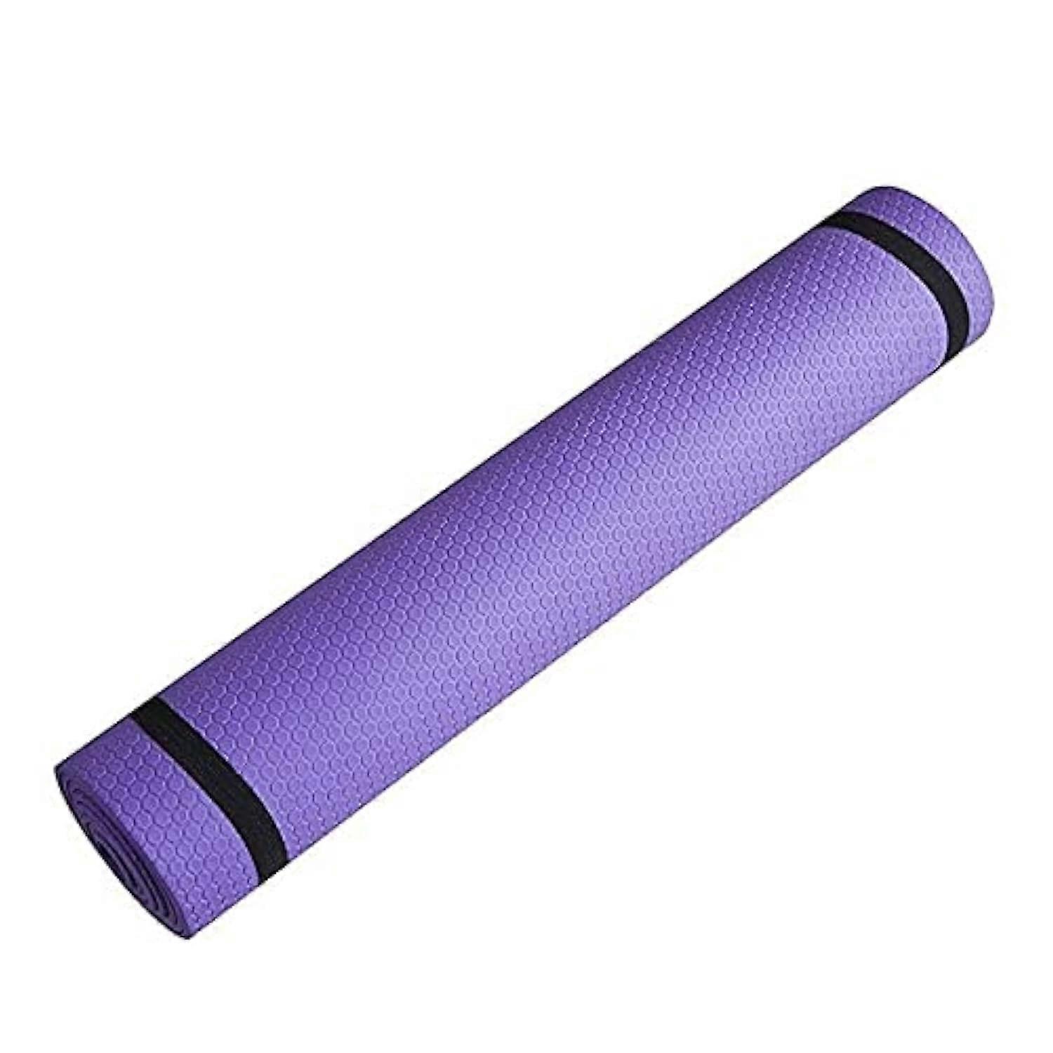 Non-Slip Yoga Mat 6mm Thick for Improved Stability, Durable TPE Material, Ideal for Home and Studio Use