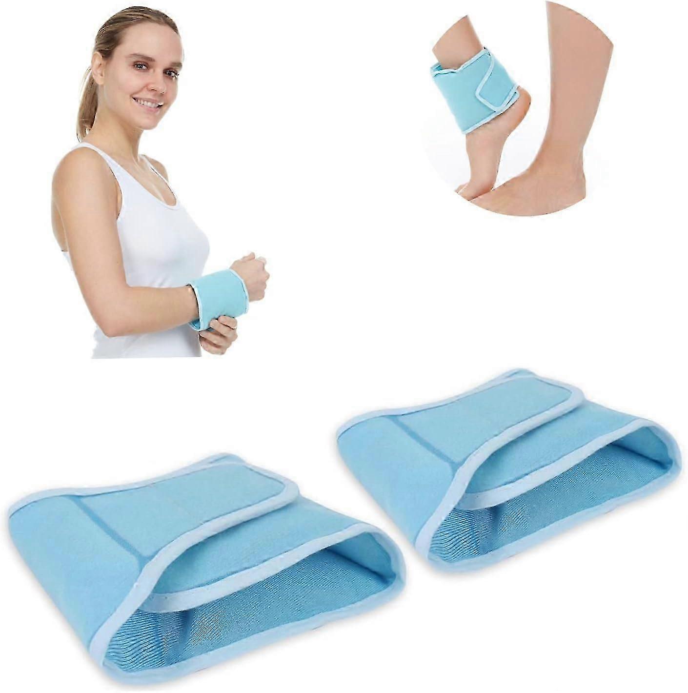 unique Hot Cold Wrist and Ankle Ice Wrap | 360 Degree Coverage | Soft Gel Pack for