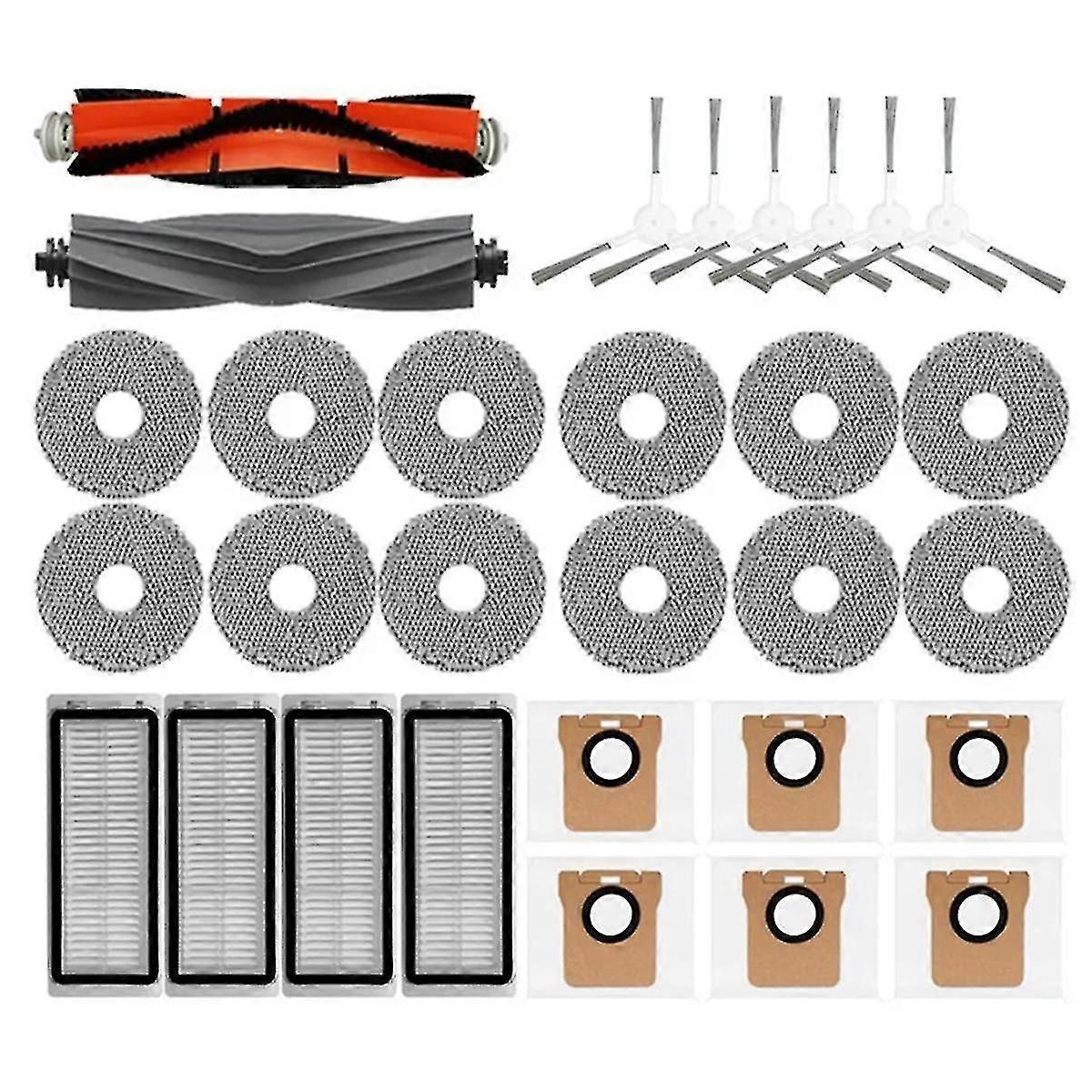 Pour Bot L20 Ultra / X20 Pro Main Side Brush Hepa Filter Mop Dust Bag Robot Aspirateur Replaceme