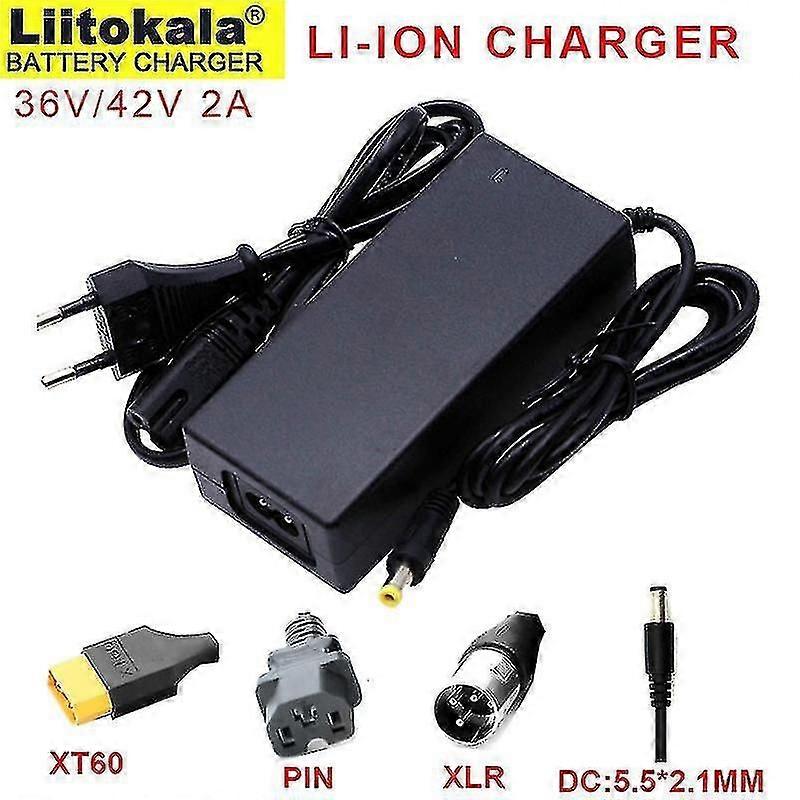 36v 2a 10 Strings 42v E Bike Modification/electric/scooter Batteries Charger Polymer Lithium Battery Charger