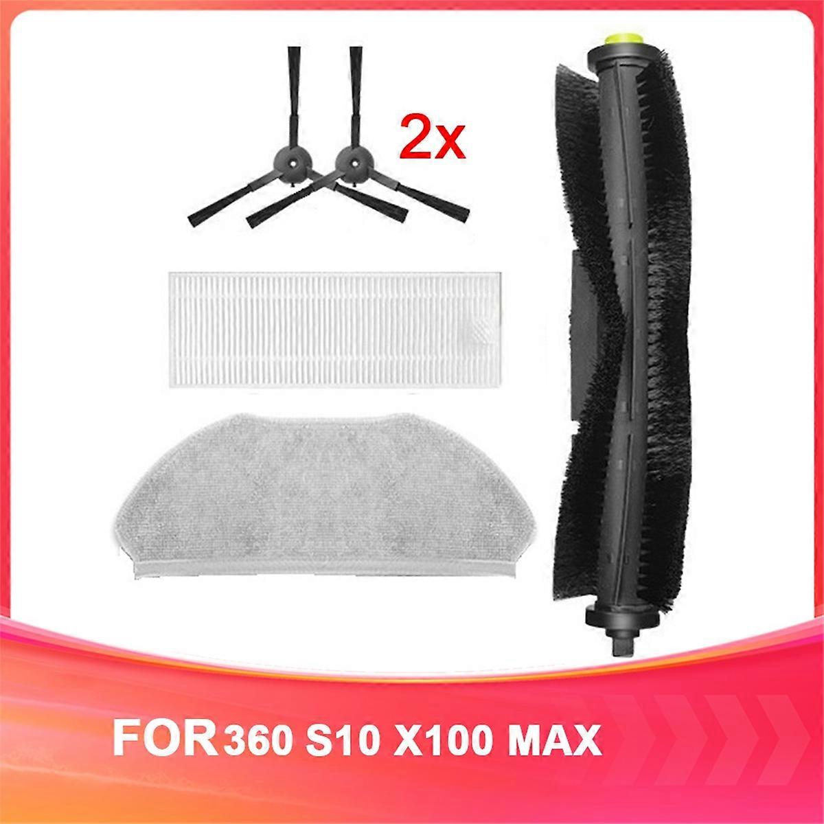 For 360 Qihoo Sweeper S10 X100 MAX Sweeper Kit Replacement Consumables