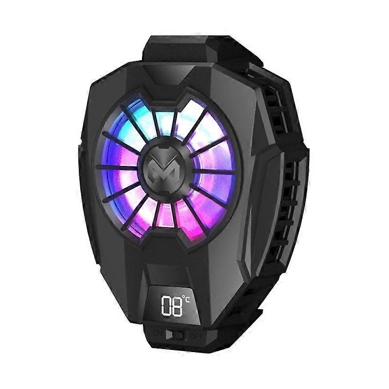 MEMO DL05 Lightweight Mobile Phone Cooler Cooling Fan Portable Cell Phone Radiator with LED Screen