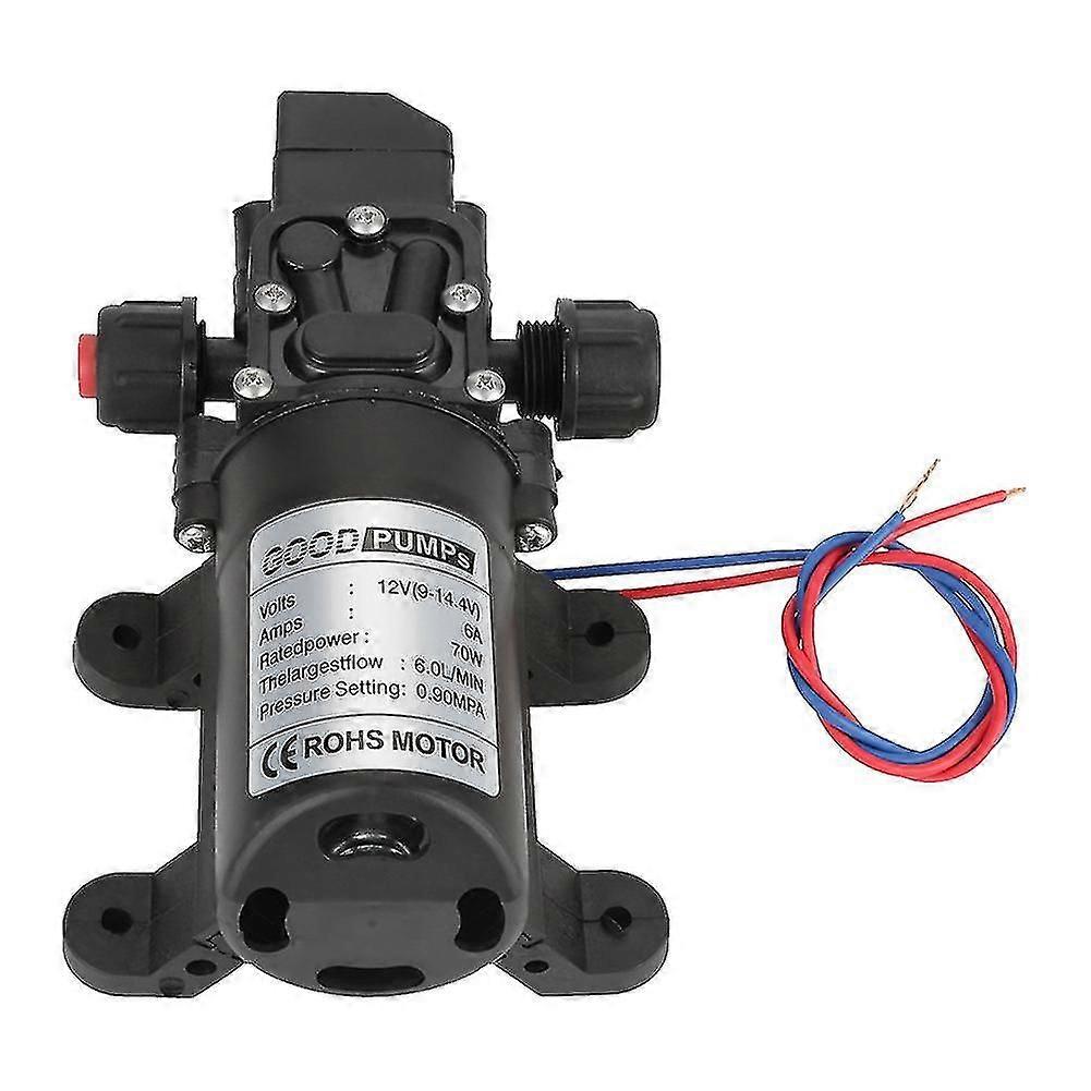 12v 72w High Pressure Micro Diaphragm Water Pump Automatic Switch Smart Type (1 Piece,)