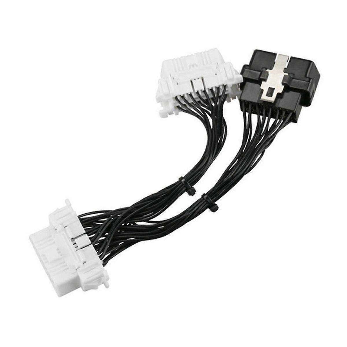 16 Pin OBD2 OBDii OBD2 Splitter Extension Cable One Male to Two Female Y Cable OBD2 Splitter Extens