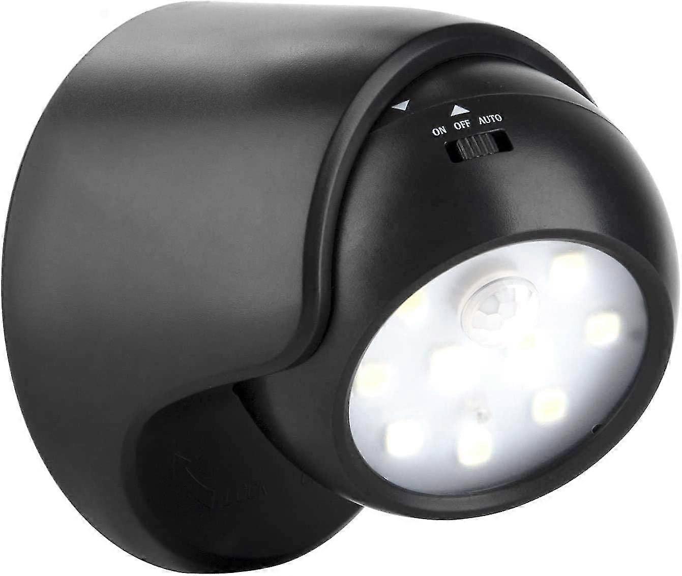 Motion-Sensor Outdoor Wall Light 1000LM, Cordless Battery-Powered 360° Adjustable LED Security Lighting