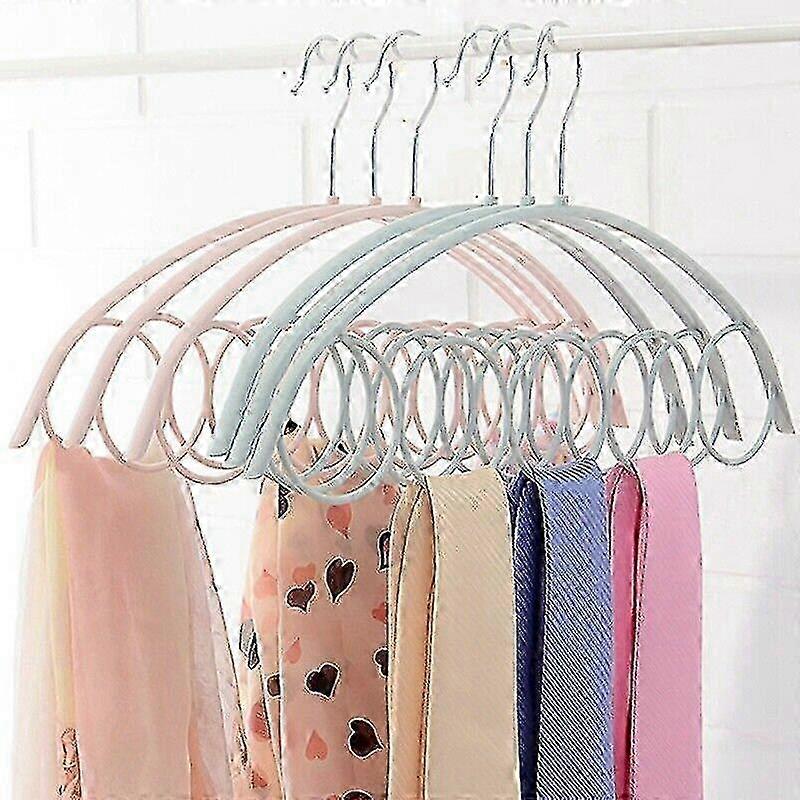 3pcs 5-Hook Scarf Tie Belt Hanger Organizer, Space-Saving Hooks