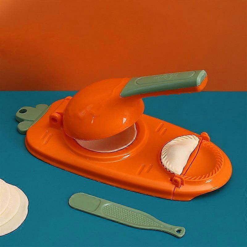 2 In1 Dumpling Maker DIY Kit Wrapper Presser Manual Labor-Saving Dough Skin Molder Machine Kitchen Gadgets