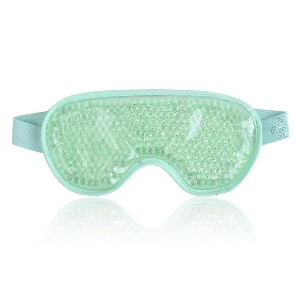 Cool Eye Mask Cool Eye Ice Pack for Puffy Eyes with Plush Backing - Green