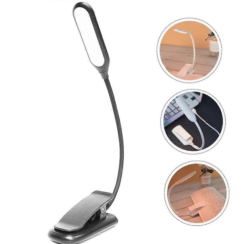Night light LED reading lamp book clamp in bed USB rechargeable reading light for study