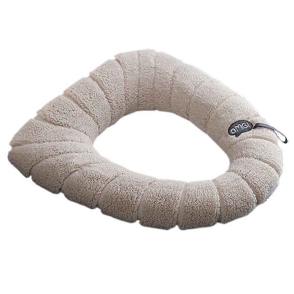 Thicker Toilet Seat Cover, Comfortable Toilet Lid with Flexible and Stretchable Fiber for Easy Installation