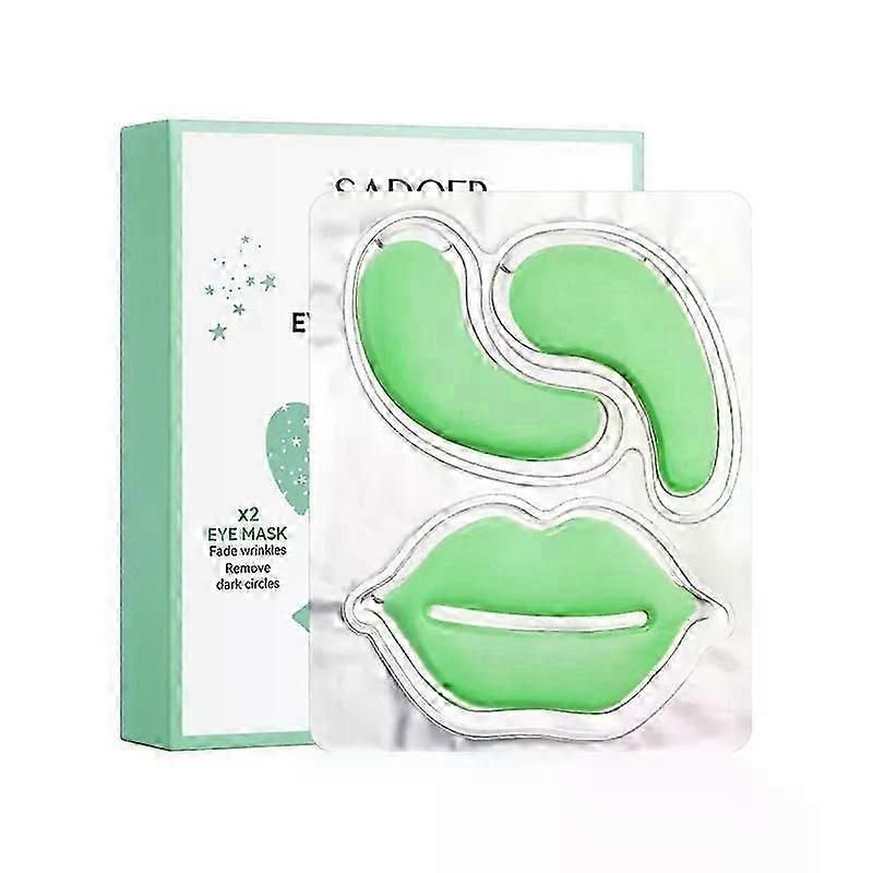 Aloe10 Pcs Collagen Lip Masks,Bio Collagen Face, Lip Mask,Collagen Eye Patches, Lip Care Eye Mask Lip Mask Set, Lip Moisturizing Patches, Under Eye Ma