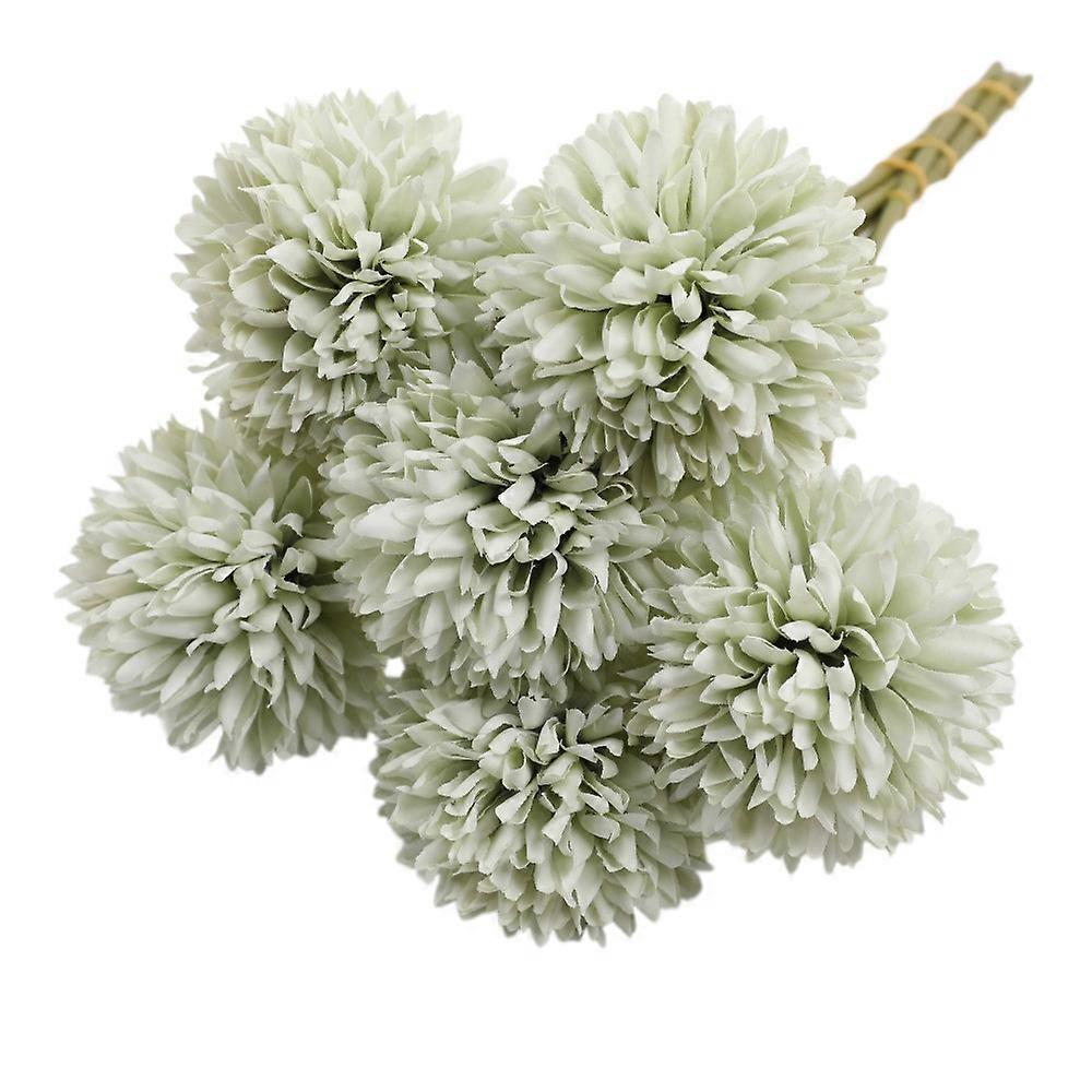 6 pieces macaroons color simulation dandelion green