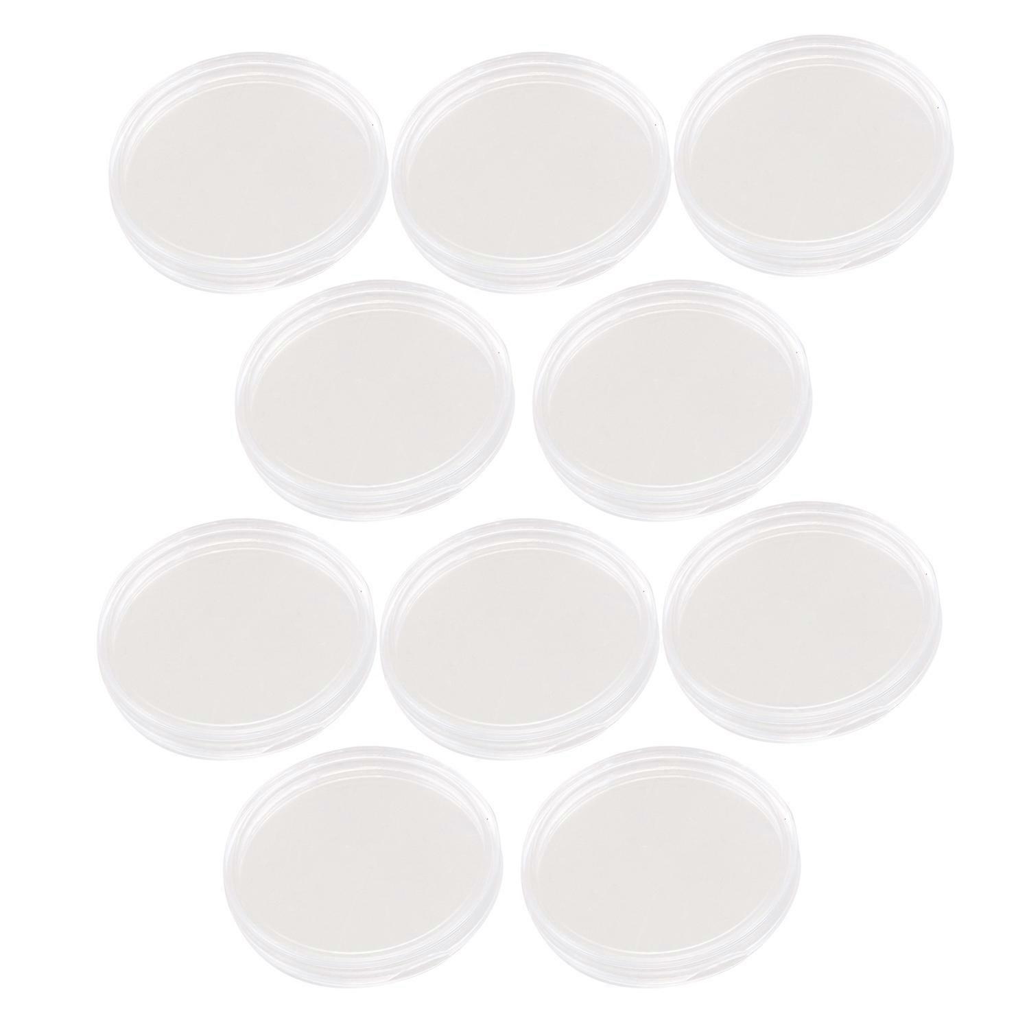 10 pcs Small round  parent plastic coin capsules box 30mm