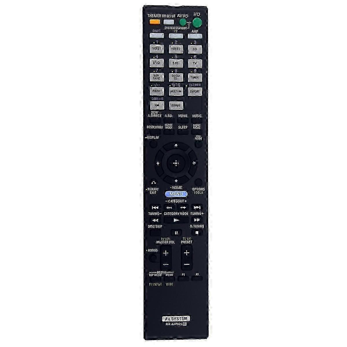 Remote Control -aap025 compatible compatible Av Receiver System Str-da2400es High quality