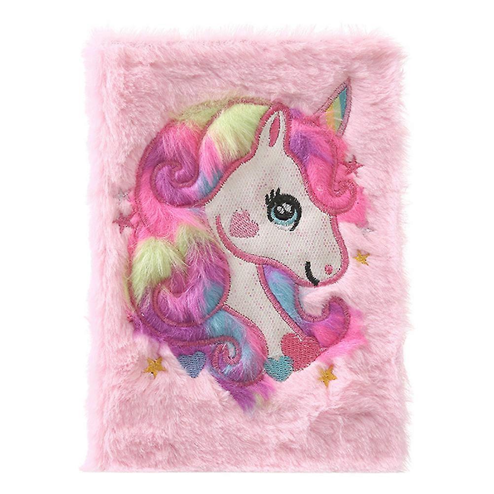 Fluffy Plush Notebook Cute Diary Book Notepad Travel Journal Book for Students