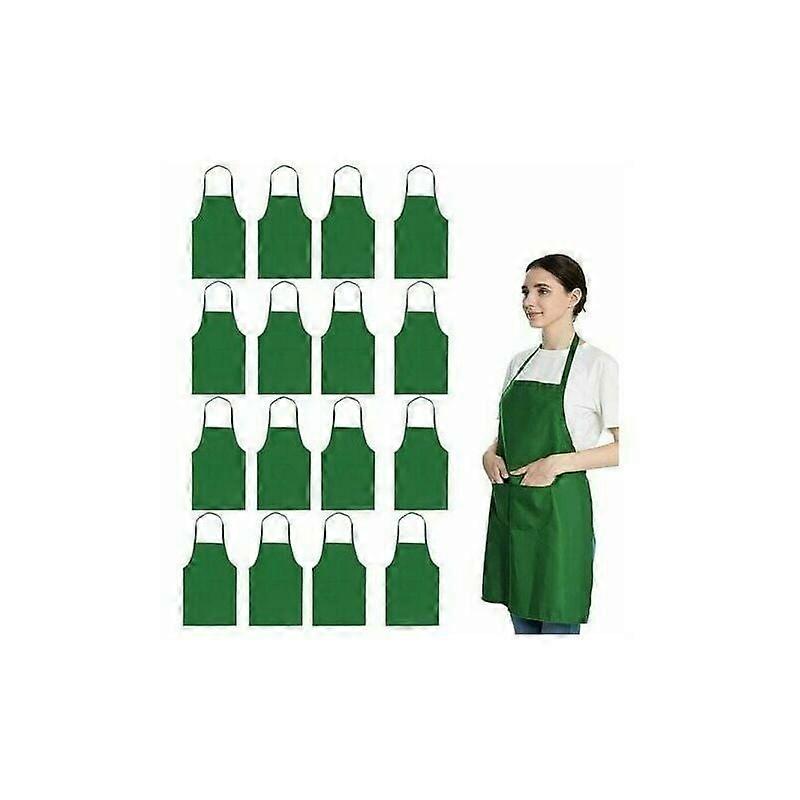 Adjustable Waterproof Polyester Twill Apron for Cooking Baking Crafting