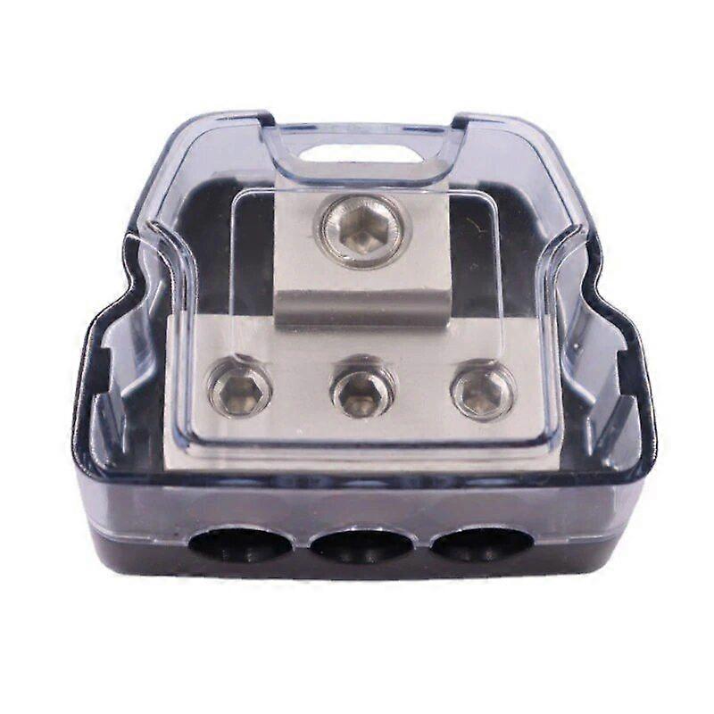 One-out Three way Car Junction Box Distribution Blocks Power Ground Distribution Block For Car Audio Power Amplifier
