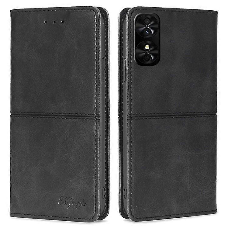 Compatible For TCL 50 SE Case Card Slots Cowhide Texture Magnetic Clasp Phone Cover