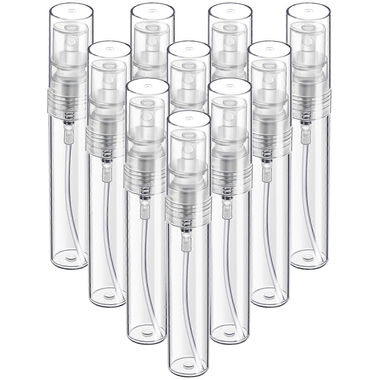 Mini Spray Bottle, 10 Pack 5ml Mini Plastic Spray Bottle Empty, Fine Mist Refillable