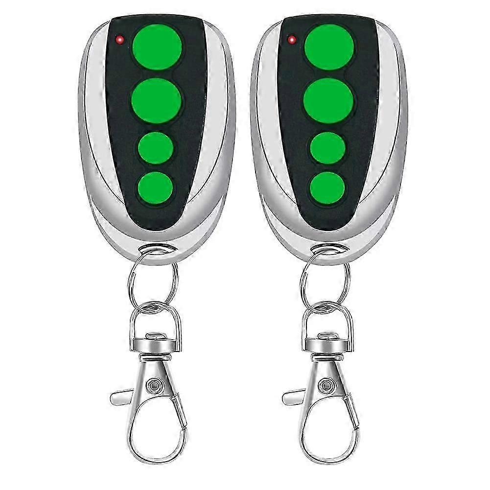 Für M12 Toröffner Fernbedienung 4-Tasten-Sender für automatischen Schwing-Schiebetoröffner, 433,92 MHz, 2er-Pack