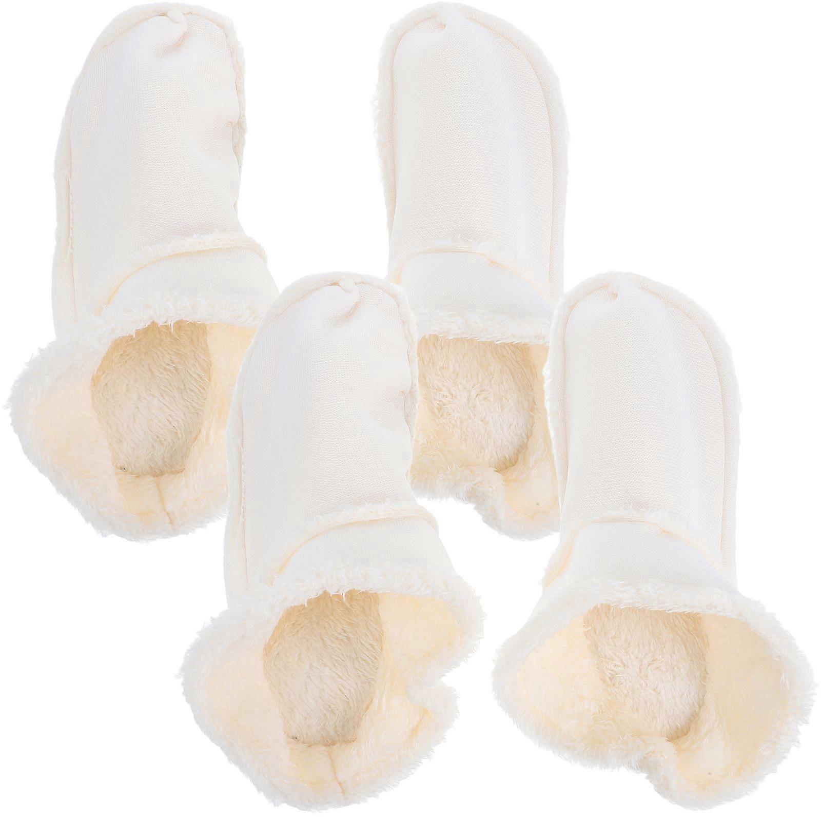 2 Pairs Winter Clog Shoes Lining Sandals Slippers Liner Slip-on Clog Warming Lining