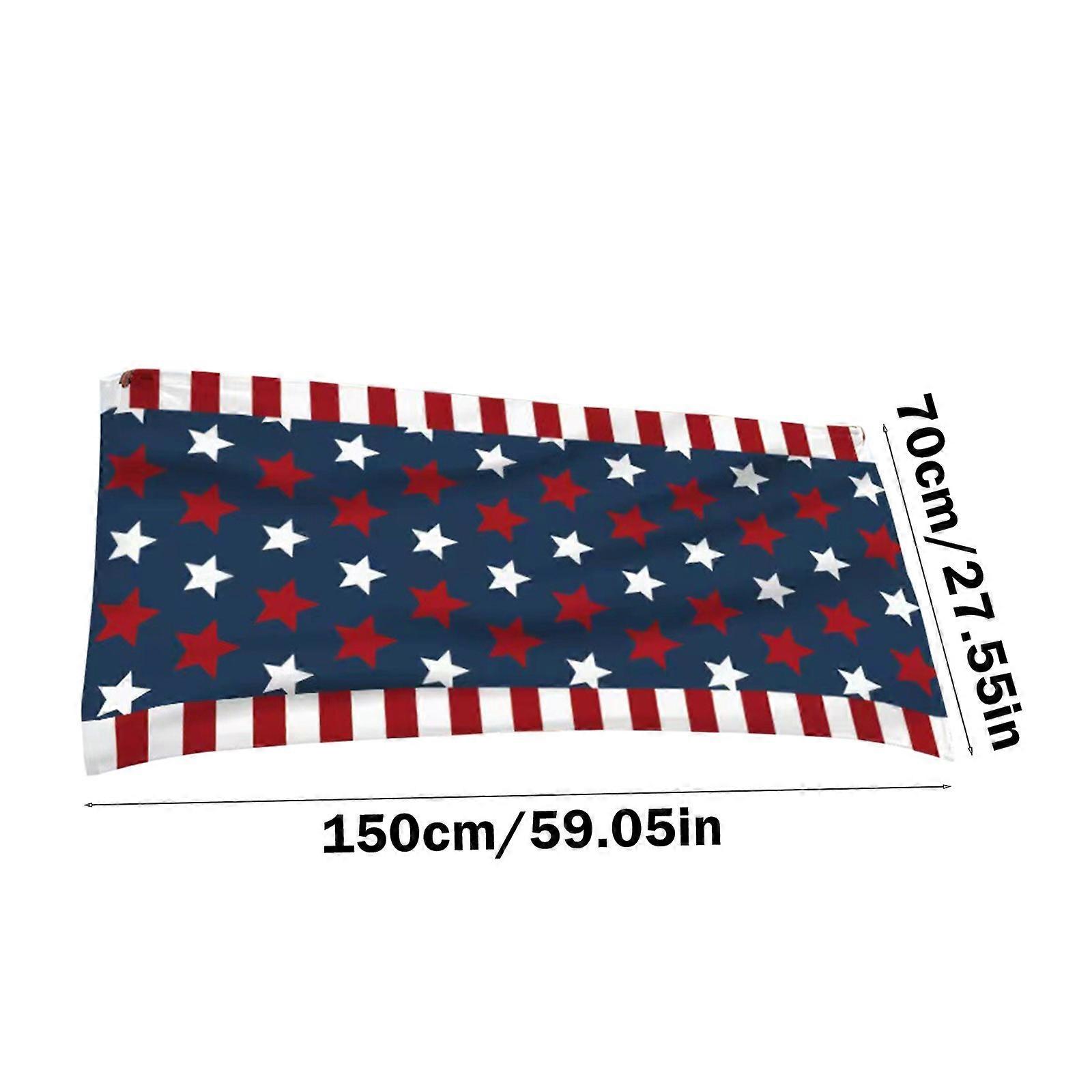 4 juillet Serviettes Rouge Blanc Bleu Serviettes de plage PUW0505