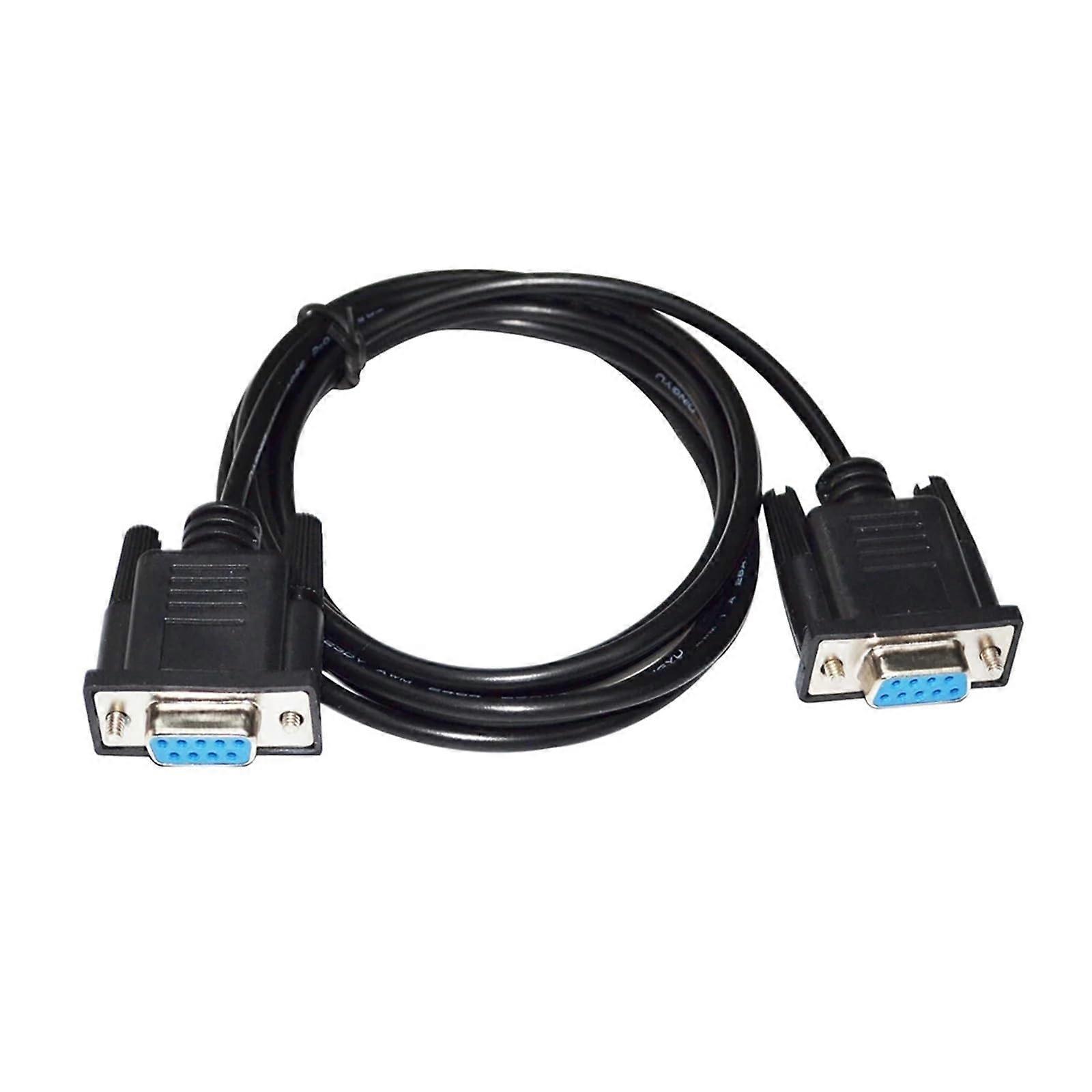 RS232 D-SUB 9 PIN DB9 Female To Female Adapter GT01-C30R2-9S PLC Programming Cable