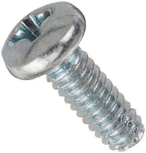1/4'20 x 1/2' Thread Cutting Screw, Type F, Zinc (inch) Head Style: (Quantity: Pan 50) Drive: Phillips, Point: Type F Thread: Coarse Thread (UNC)