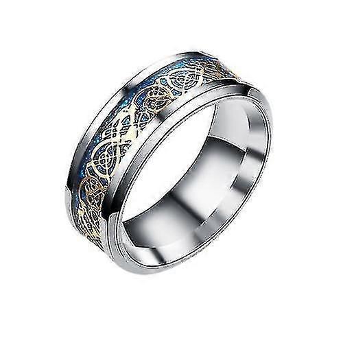 Titanium rustfrit stål kæde spinner ring til mænd