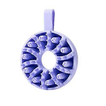 Silicone Shampoo Massage Brush - Massage Comb Hair Washing Comb Body Massage Brush Bath BrushPurple