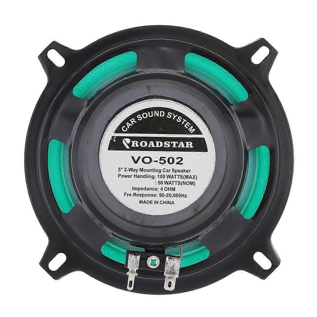 5" Car Coaxial Speaker Full Range Vehicle Audio Loudspeaker Replacement 100W