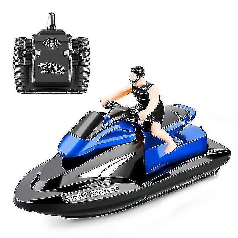Single Battery Remote Control Boat In Blue - Have Fun On The Water