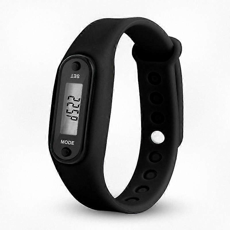 Digital Fitness Tracker with LCD Display for Step Counting and Calorie Monitoring on Your Wrist