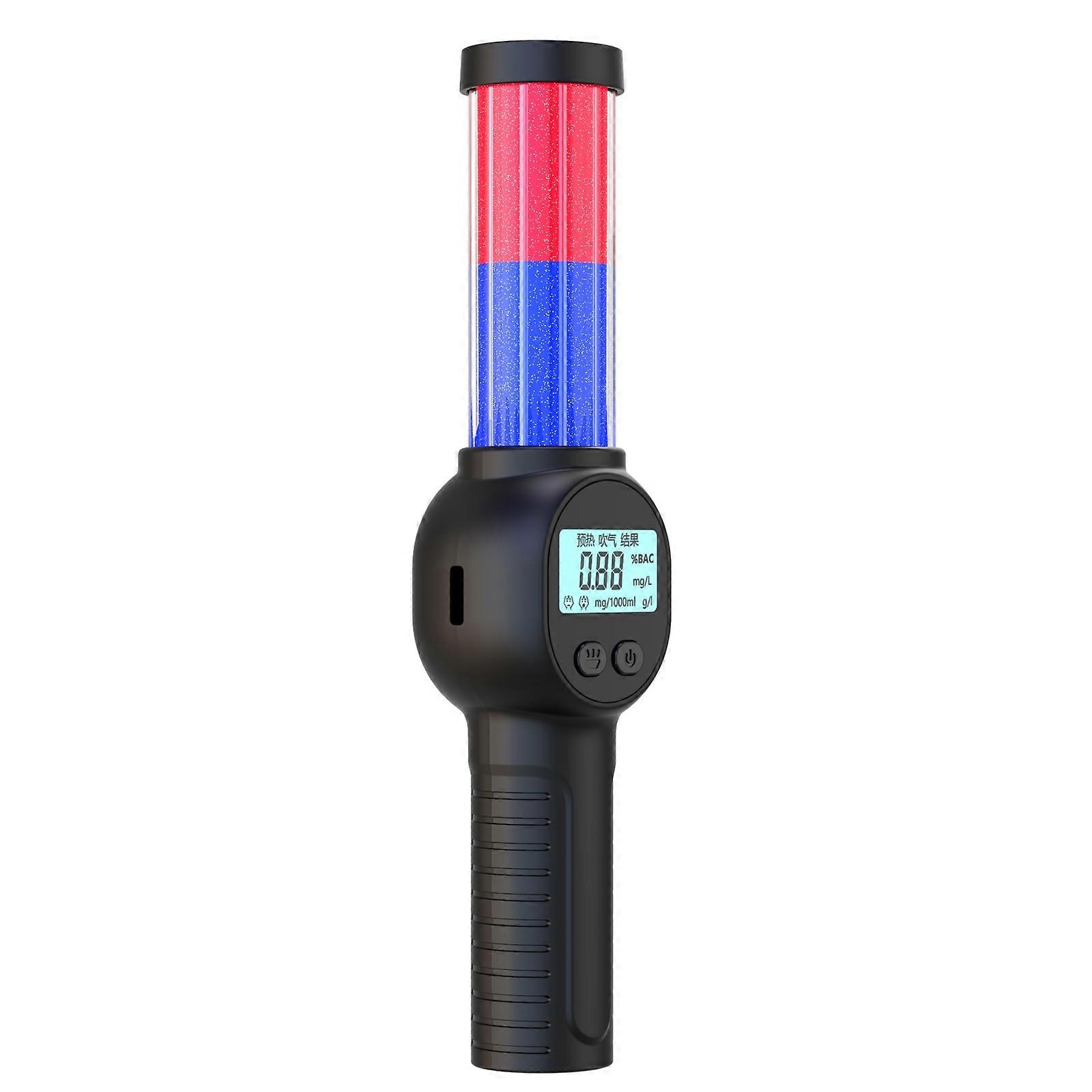 Portable Personal Alcohol Tester High-precision Breathalyzer with Alarm Light MR701