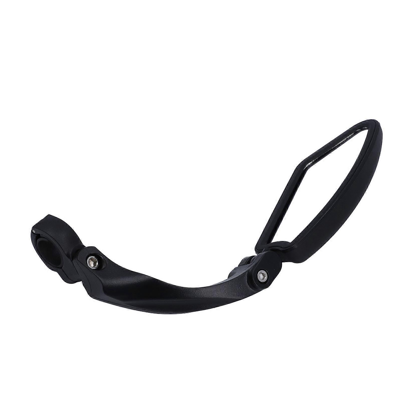 Left Adjustable Folding Rearview Bike Mirror for Mountain & E-Bikes