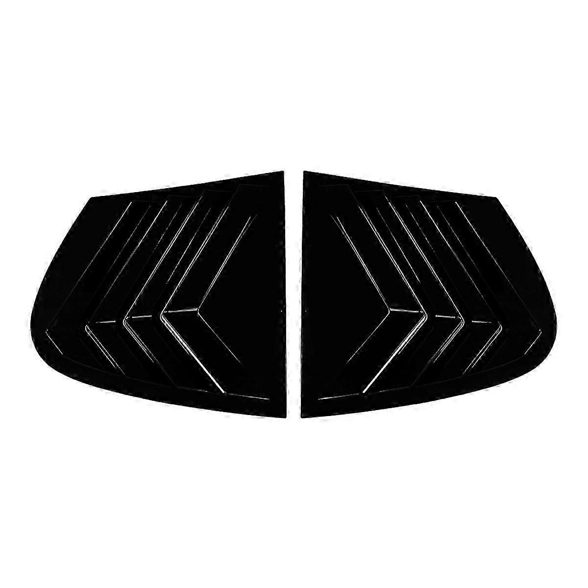 Car Rear Triangular Window Louvers Shutters Blinds Cover Trim for 1 Series E87 2005-2011