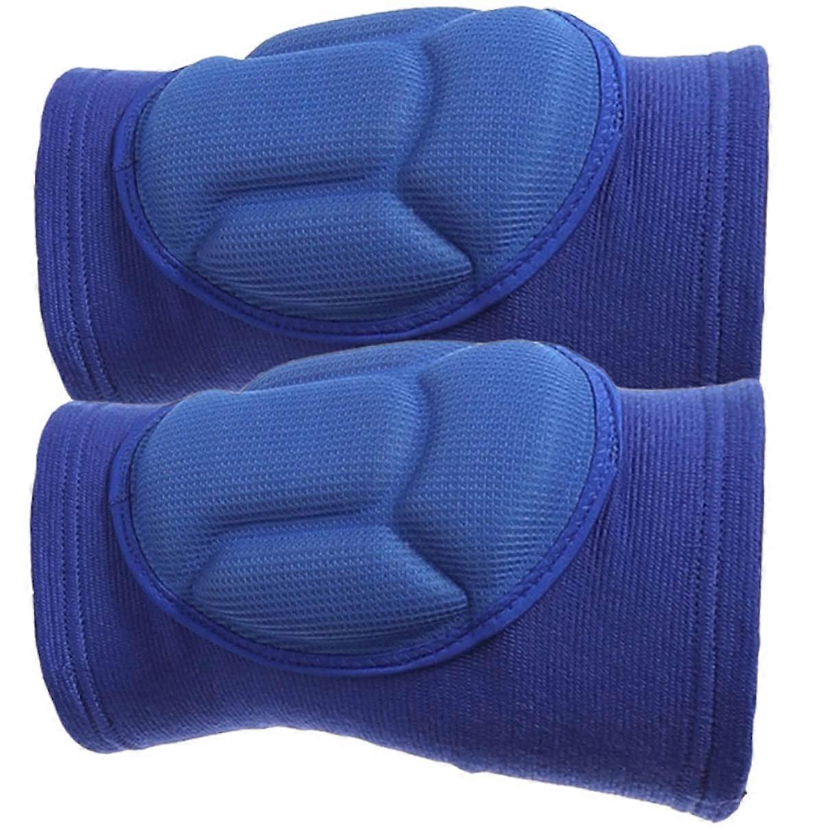 1Pair Dancing Pads Thickened Sponge Knee Brace for Yoga Fitness and Sports Breathable Knee Support for Volleyball Dance and Skating Activities