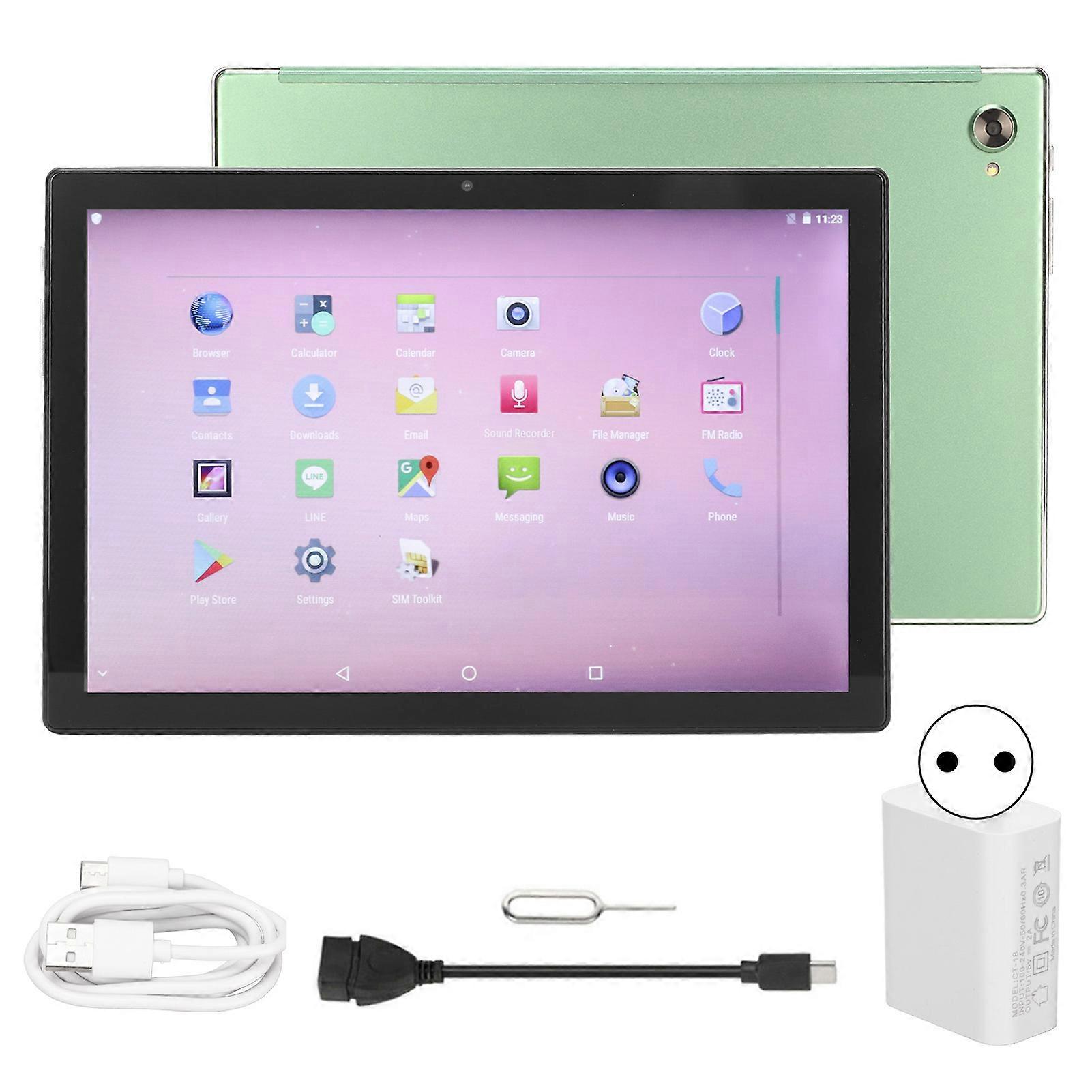 10 Inch 8 Core CPU 6GB 256GB 6000mah Battery For Android 11 2.4G 5G WIFI IPS Screen Portable Tablet