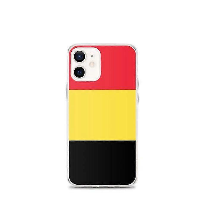 Phone Case - PIXELFORMA - Belgium Flag - Compatible with iPhone 12 mini - Soft - Shockproof